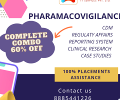 Pharmacovigilance training and placements with certificate