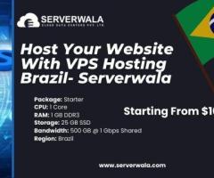 Host Your Website With VPS Hosting Brazil- Serverwala