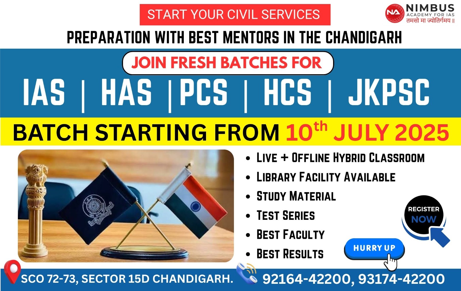 Nimbus IAS Academy for Best IAS Coaching in Chandigarh