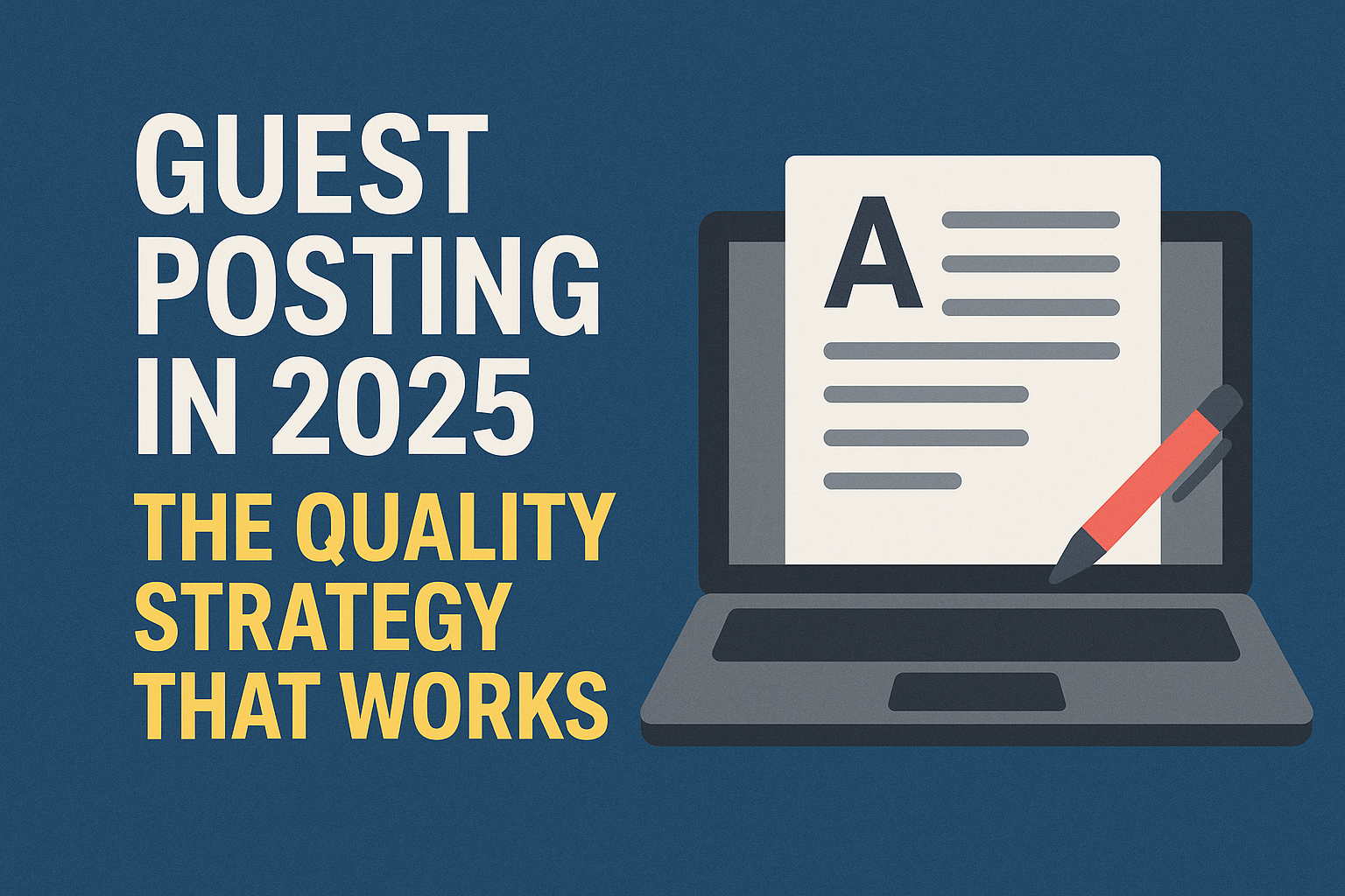Guest Posting In 2025: The Quality Strategy That Actually Works!