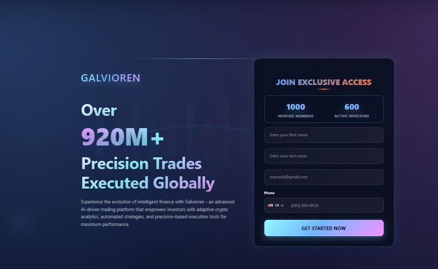Galvioren Review 2025 - AI-Driven Crypto Trading Platform?