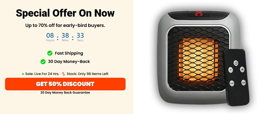 WellHeater Reviews - Compact Heater for Instant Warmth and Huge Energy Savings!