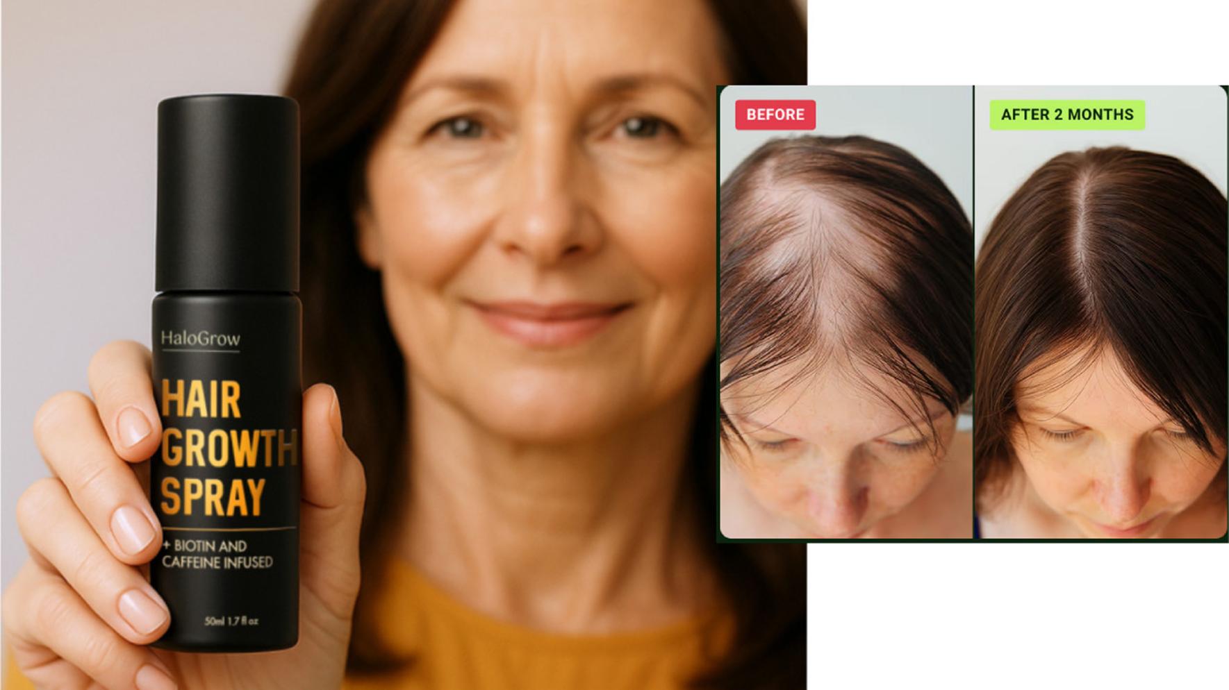 HaloGrow Hair Spray Reviews - Get Stronger, Shiny Hairs with Halo Grow!