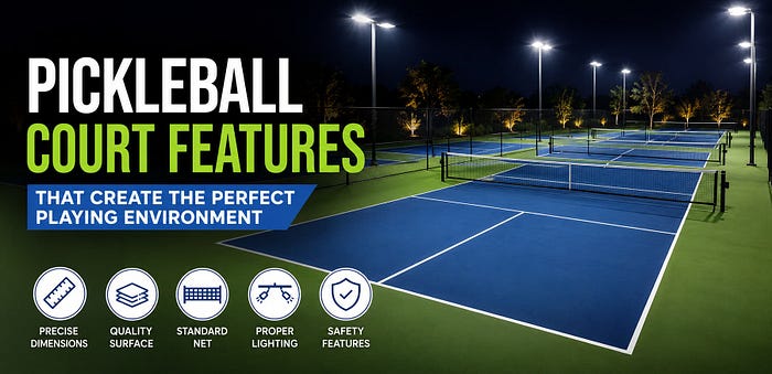 Pickleball Court Features That Create the Perfect Playing Environment – Pickleball Court in Vadodara
