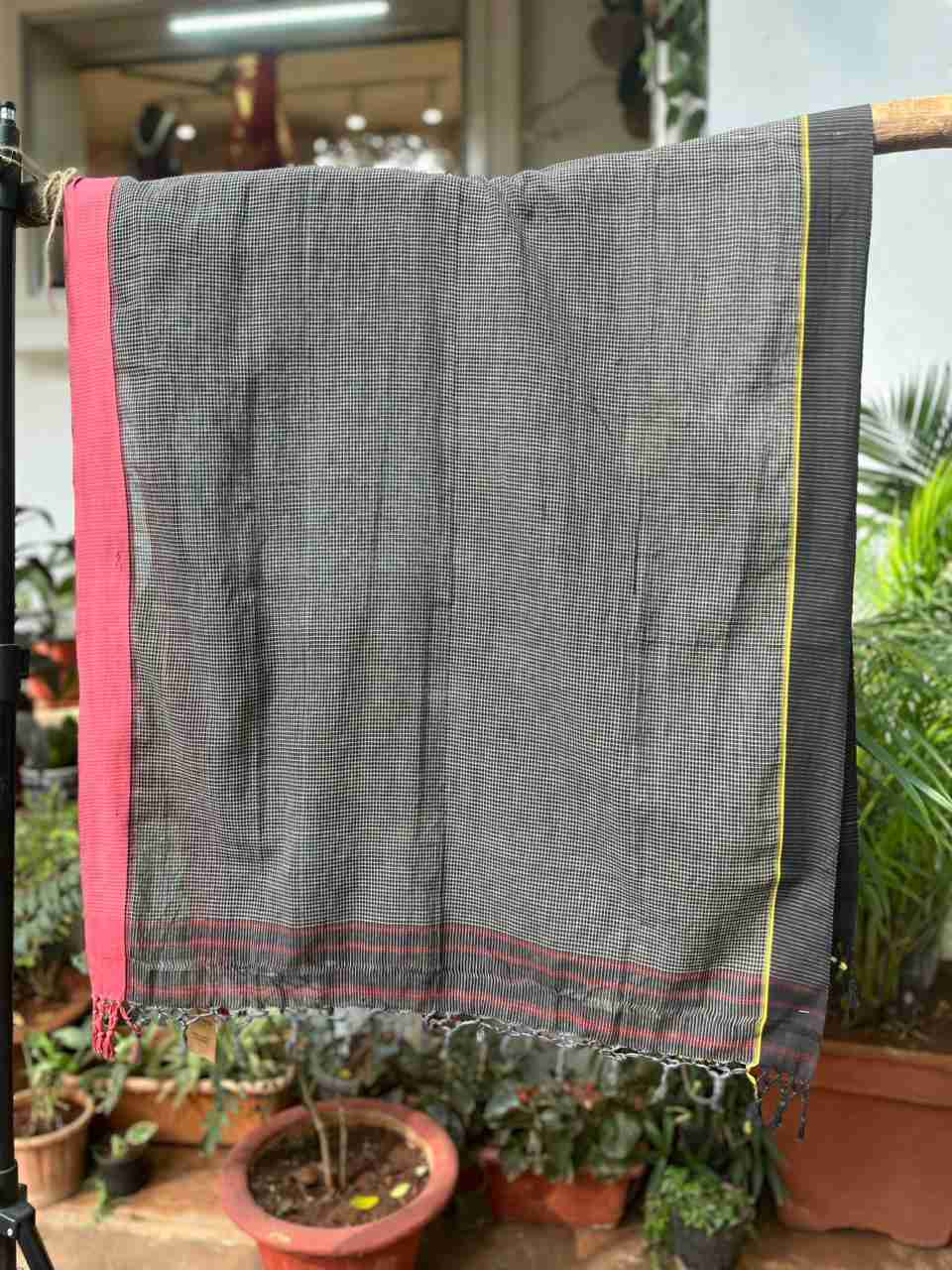 Handloom Cotton Dupatta | Preeti Pawar Couture