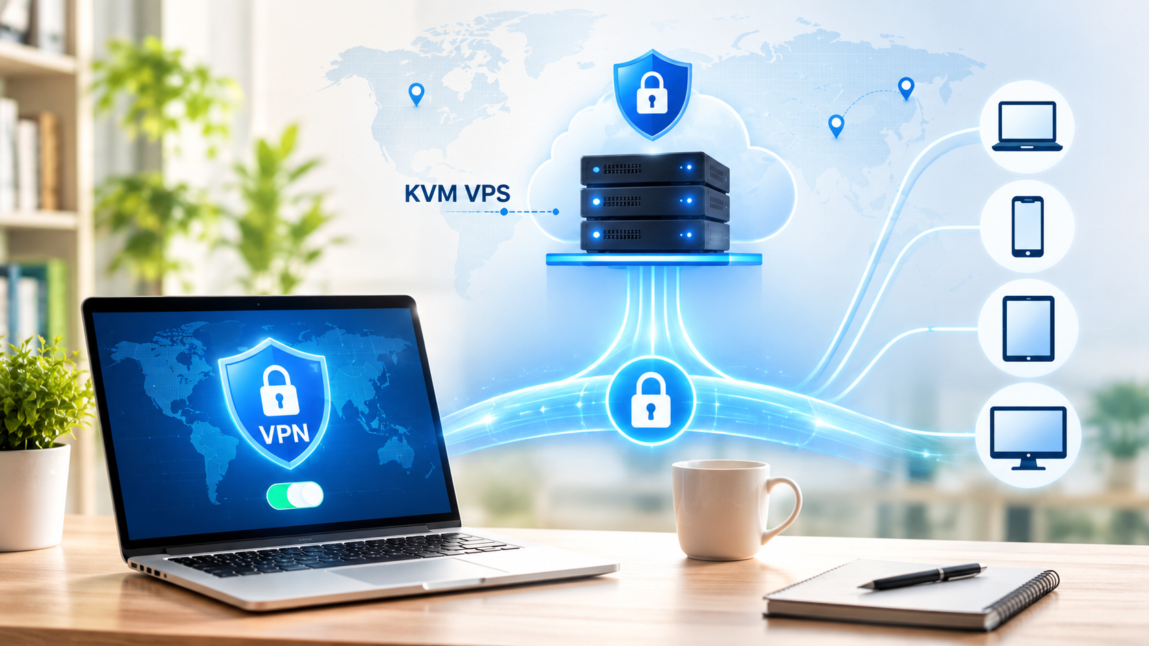 How to Set Up a Private VPN on KVM VPS