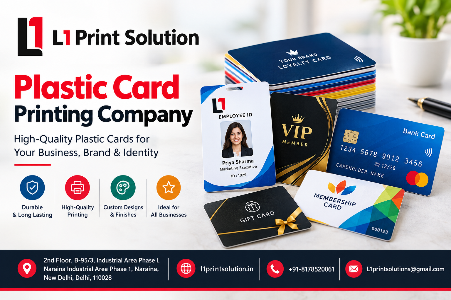 Best Plastic Card Printing Company | Custom PVC Cards